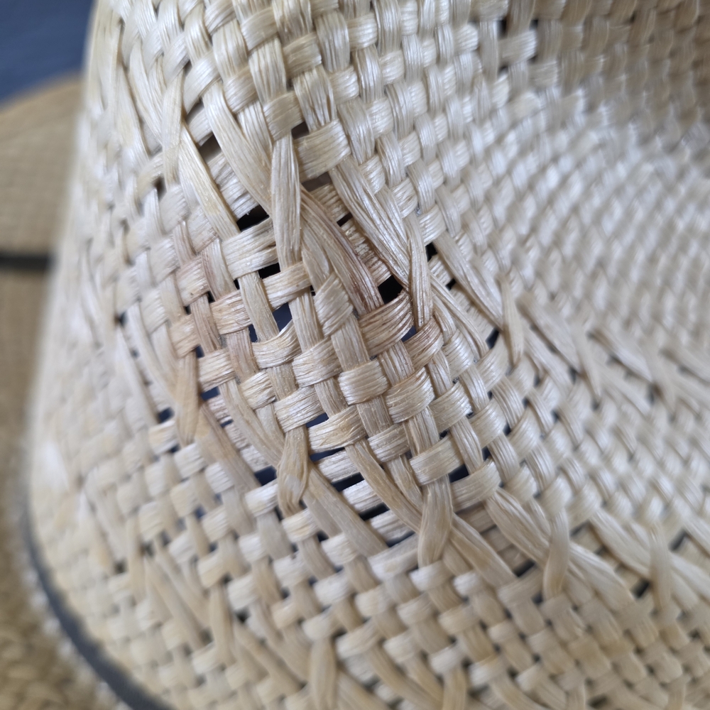 Resistol Classic Straw Long Oval Cowboy Hat Sz 7 - Picture 9 of 13